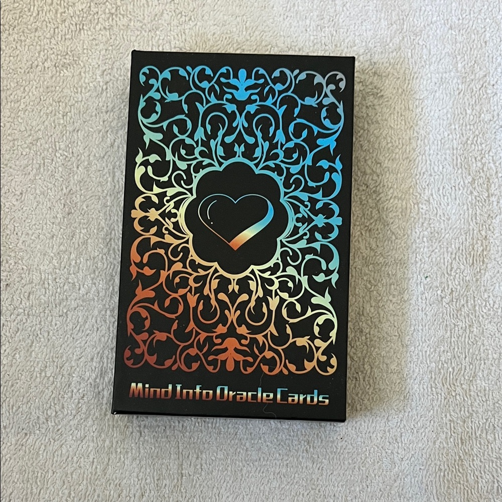 Mind Info Oracle Cards with Holographic Design